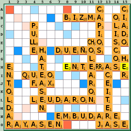 Tabla de Juego