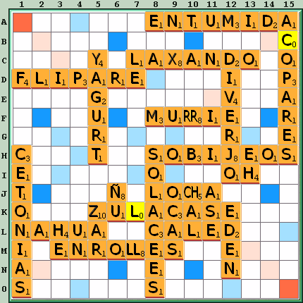 Tabla de Juego