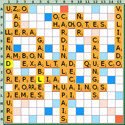 Tabla de Juego