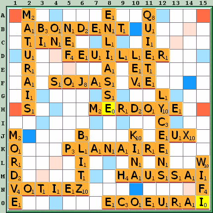 Grille de jeu