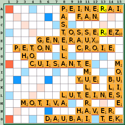 Grille de jeu