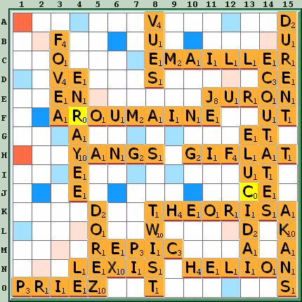 Grille de jeu