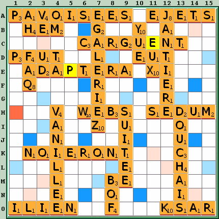 Grille de jeu