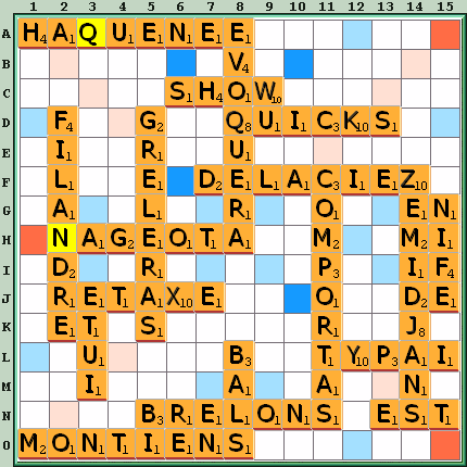 Grille de jeu