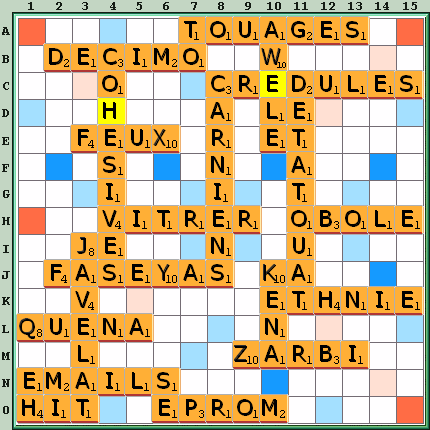 Grille de jeu