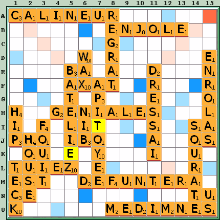 Grille de jeu
