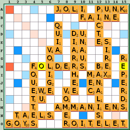 Grille de jeu
