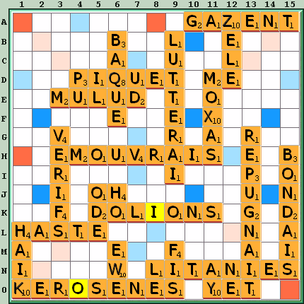 Grille de jeu