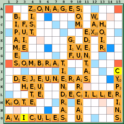 Grille de jeu