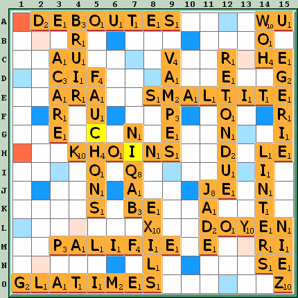 Grille de jeu