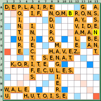 Grille de jeu