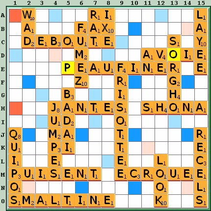 Grille de jeu