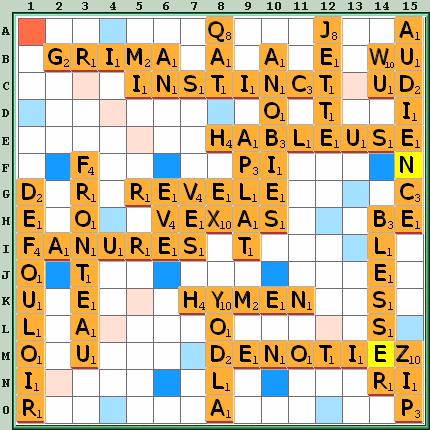 Grille de jeu