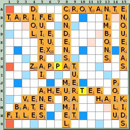 Grille de jeu
