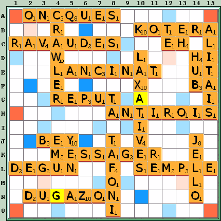 Grille de jeu