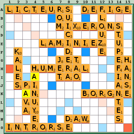 Grille de jeu