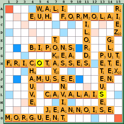 Grille de jeu
