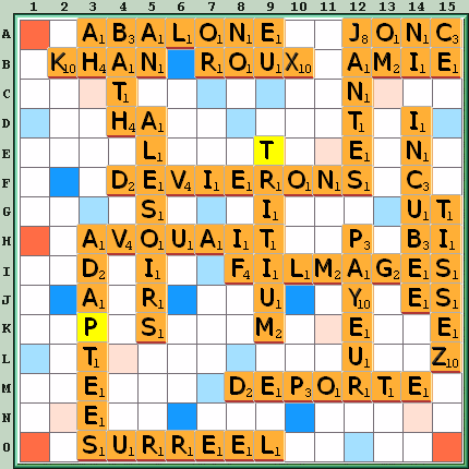Grille de jeu