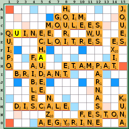 Grille de jeu