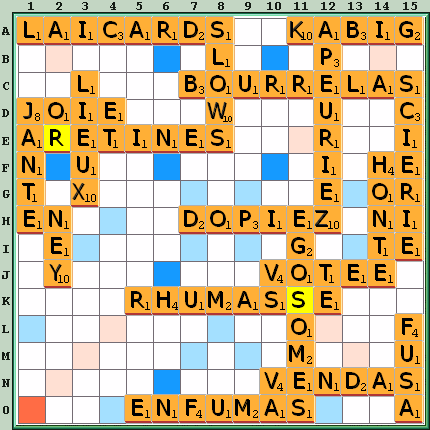 Grille de jeu