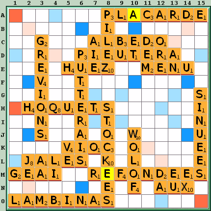 Grille de jeu