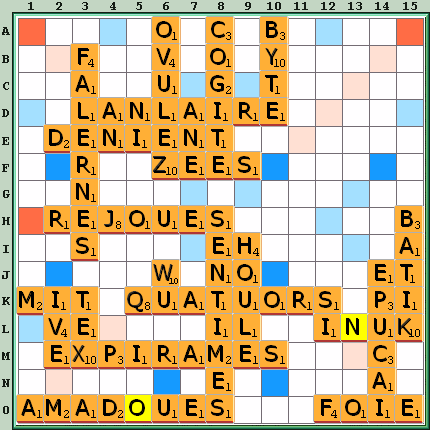 Grille de jeu