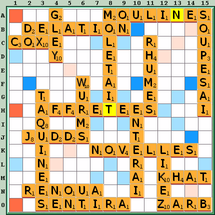 Grille de jeu