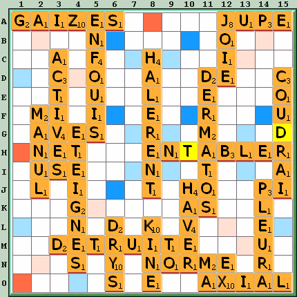 Grille de jeu
