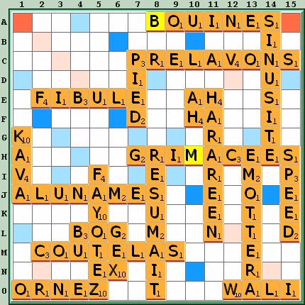 Grille de jeu
