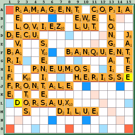 Grille de jeu